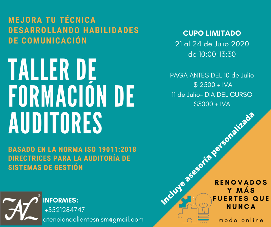 Taller de Formación de Auditores