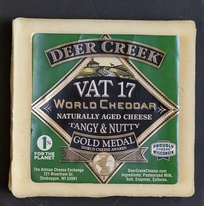Deer Creek Vat 17 Cheddar