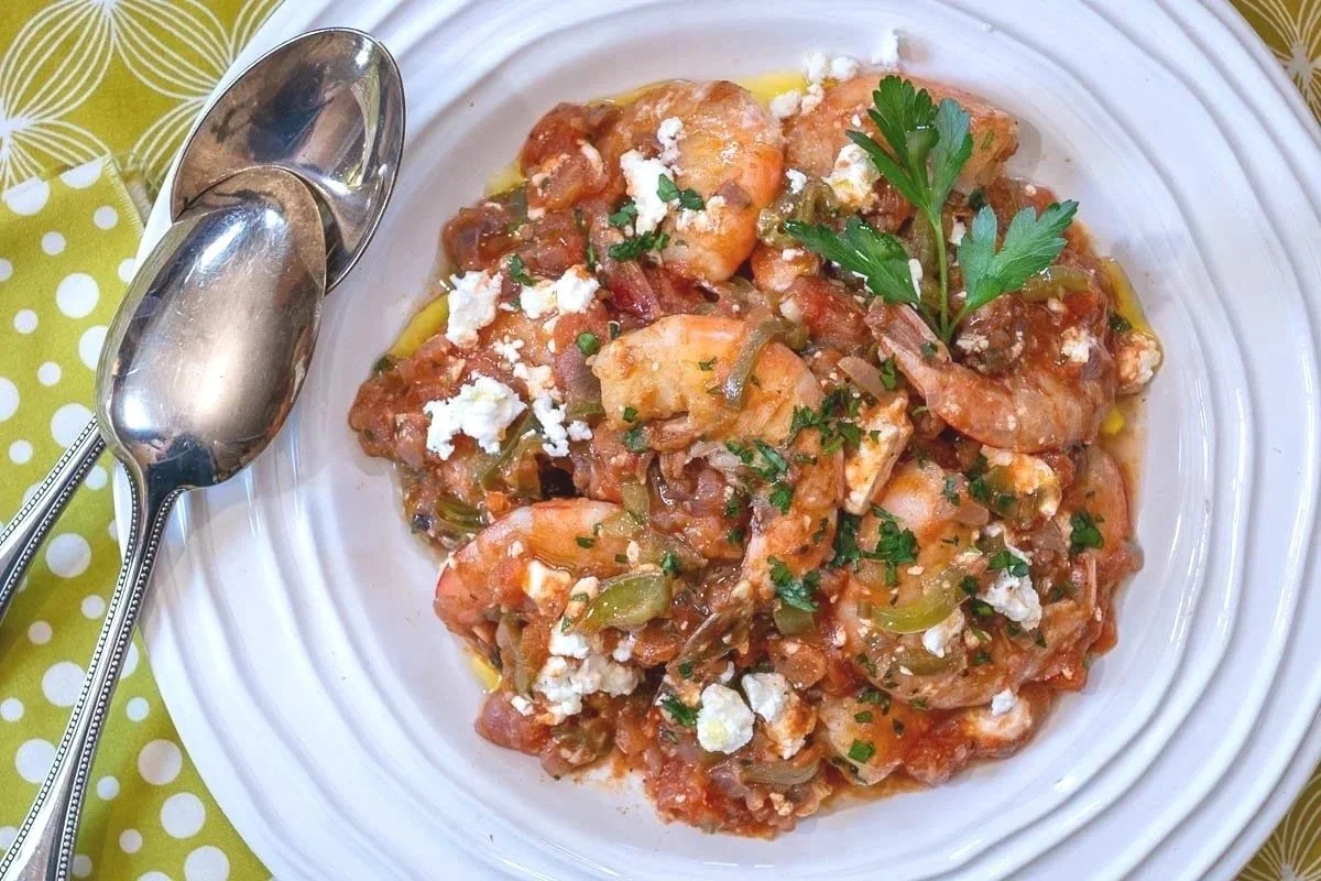 Shrimp Saganaki