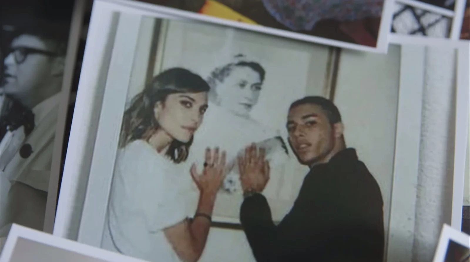 Chung is posing with Olivier Rousteing, Creative Director of Balmain.