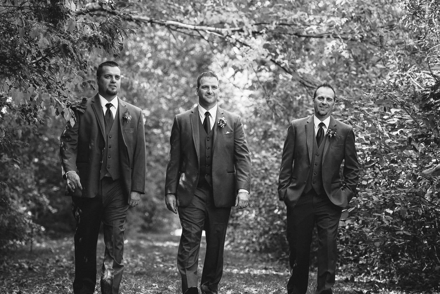 Groomsmen Portraits on Farm near Clarington | Romantic Wedding | Brampton, Toronto, GTA Wedding Photographer | Eneira Photography