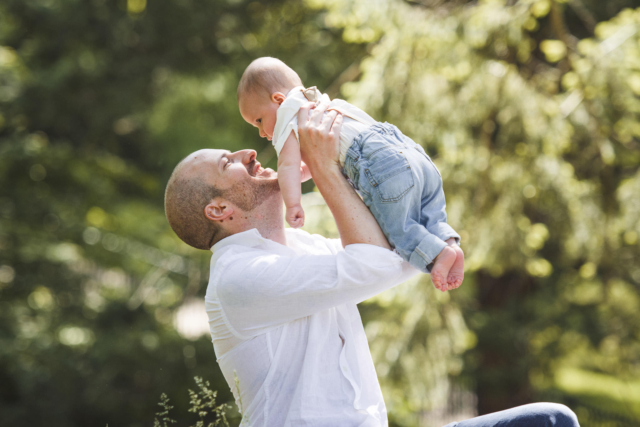 Family Photos at High Park | Outdoor Father and Son Photos | Eneira Photography