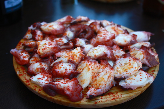 Galician Pulpo via SPANISH SABORES