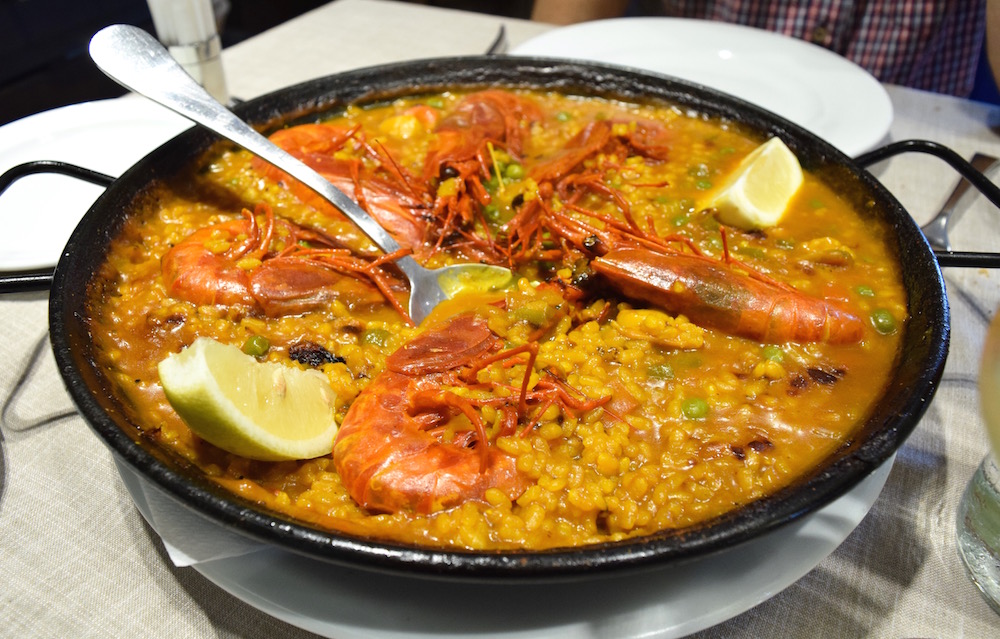 Galician Seafood Paella via Spanish Sabores