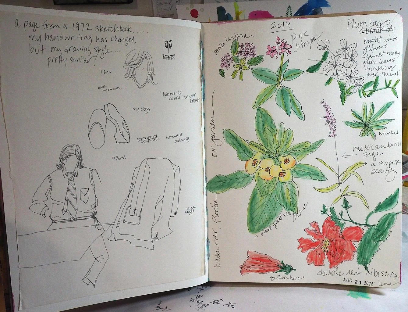 1972 (left) - 2014 (right)