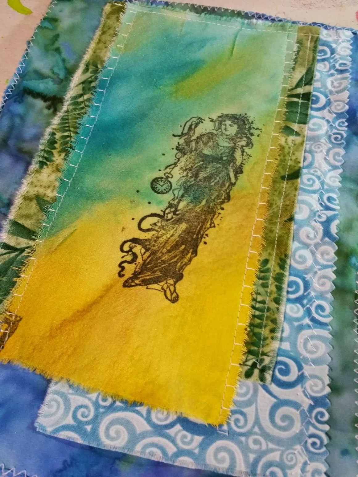 18. Fabric Collage - April 28, 2015