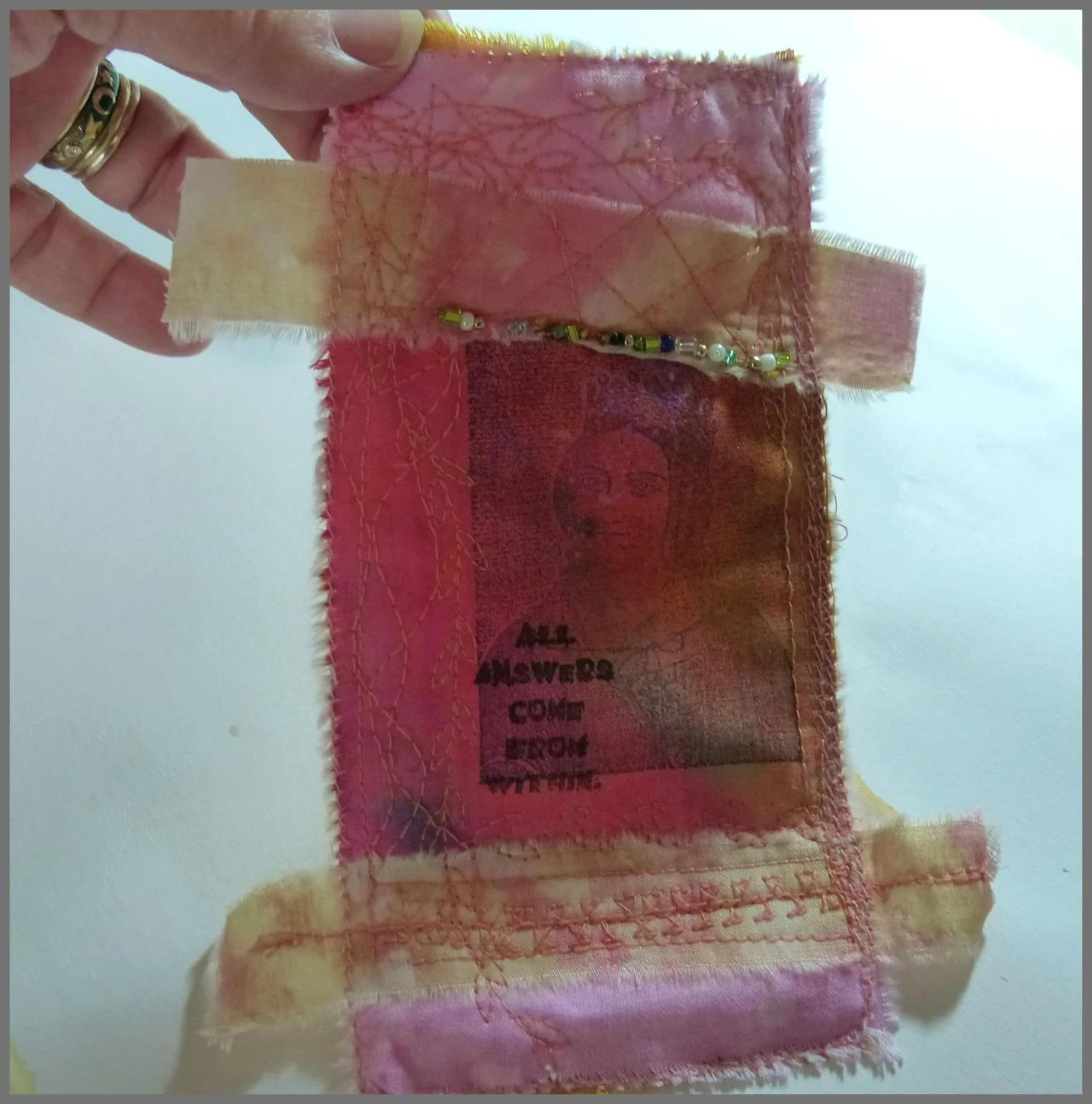 54. fabric Collage - Aug 24, 2015