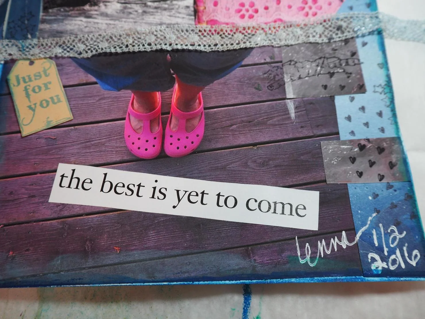 Getting in the mood for Altering my book by following Tammy's idea collecting inspiration! 