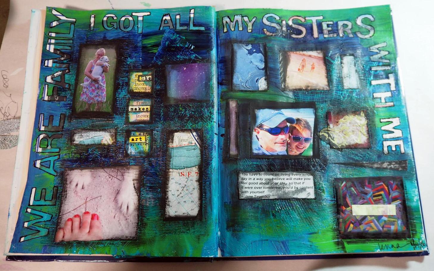 Finished spread