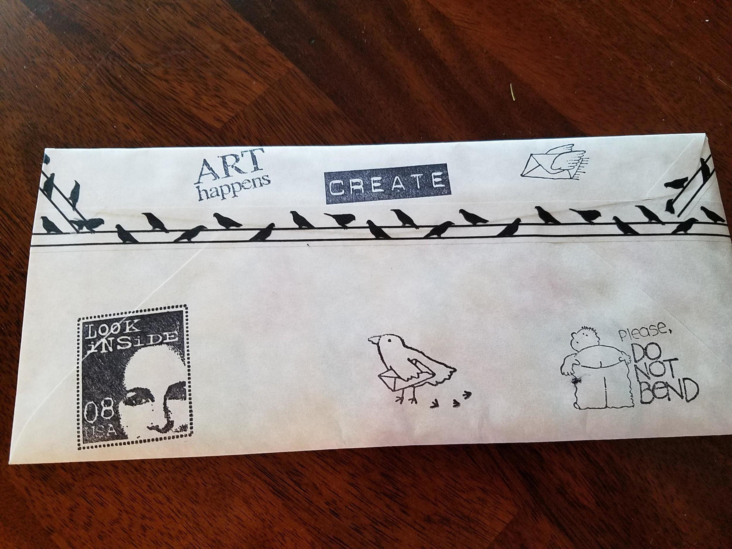 Mail ART for Barbara! 