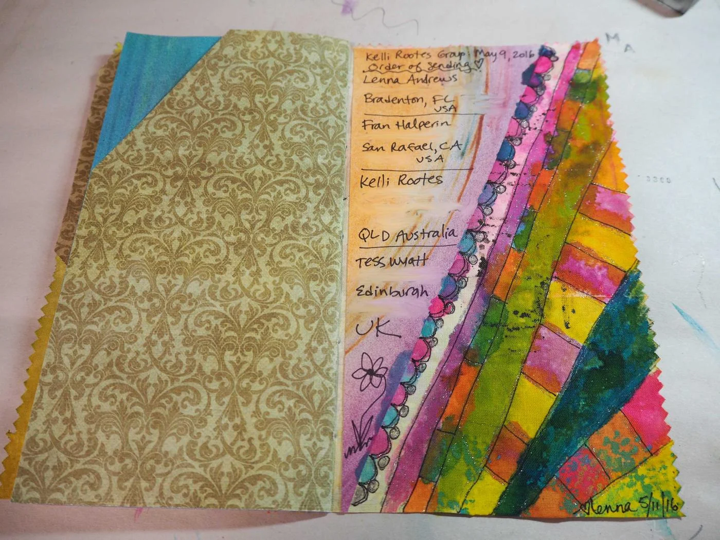 Letter Journal #4: color &amp; texture