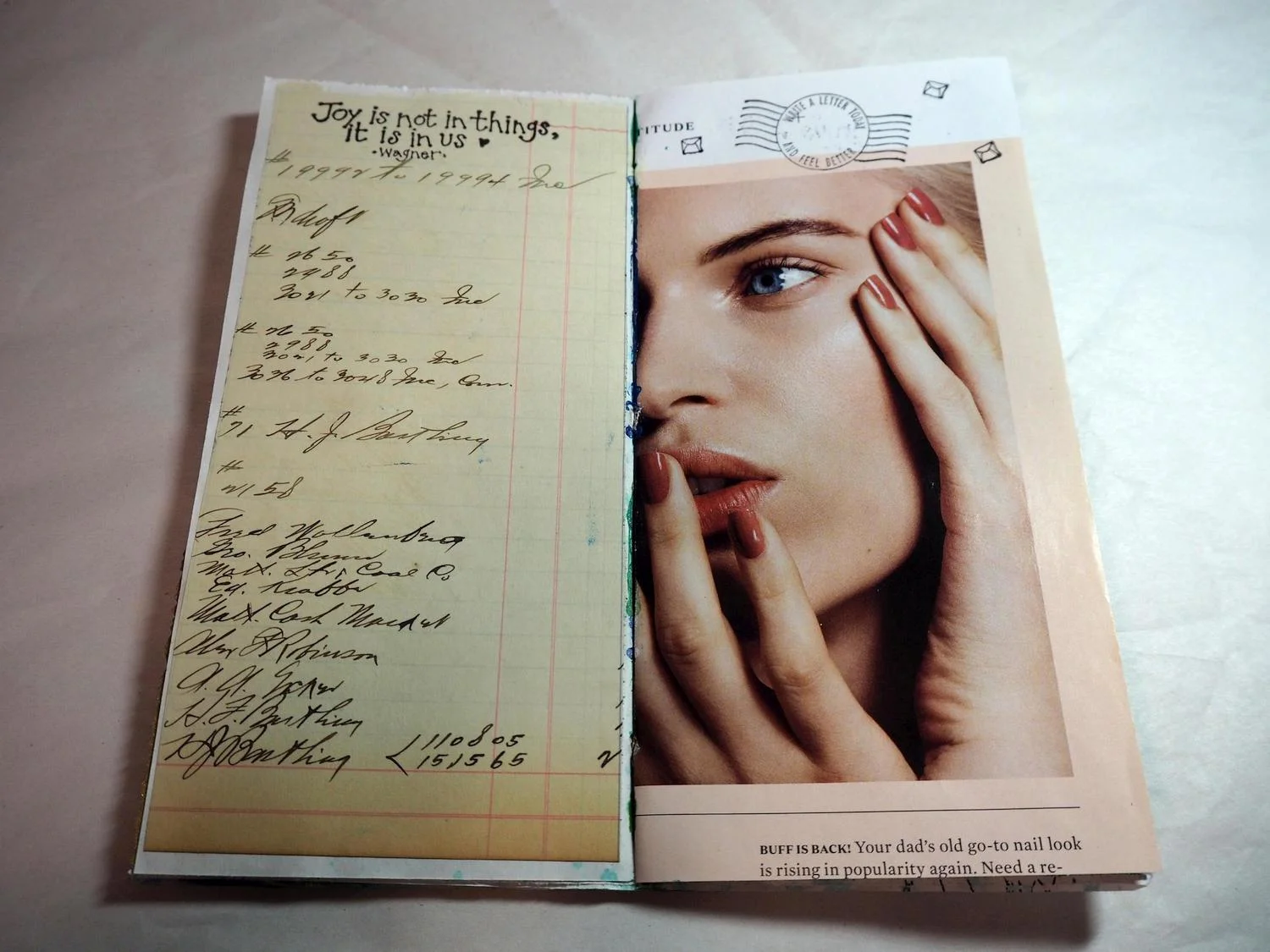 Collage with Magazine image