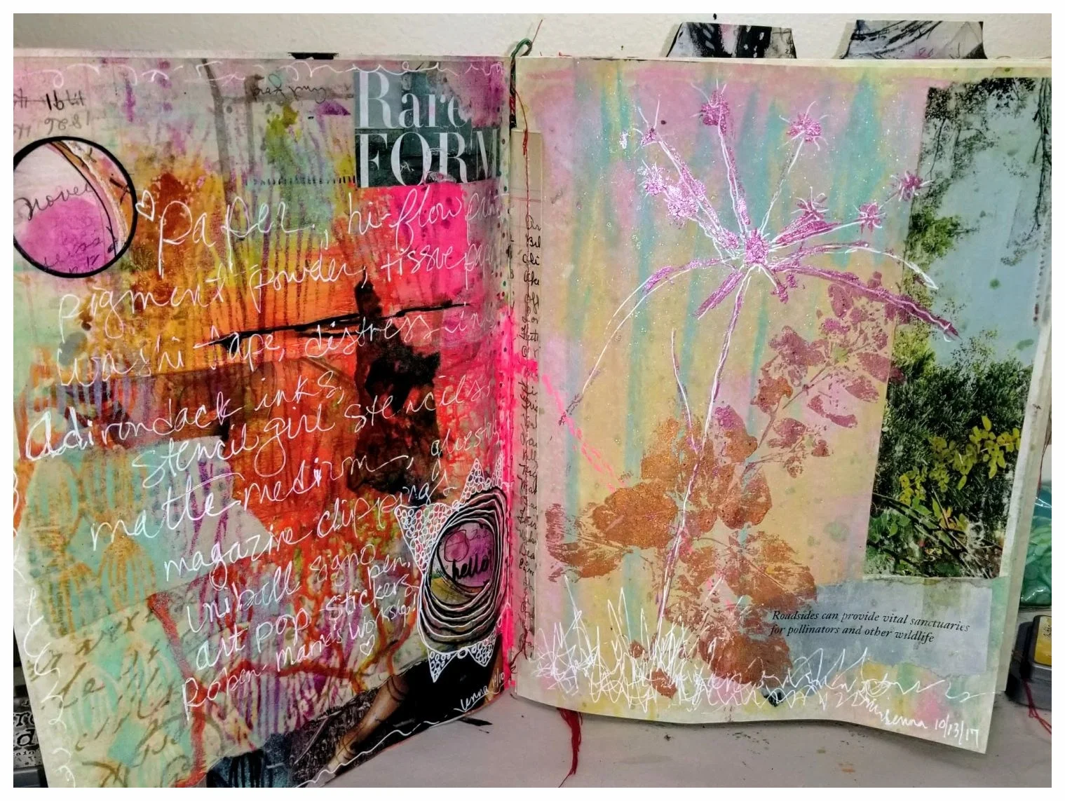 both pages side by side