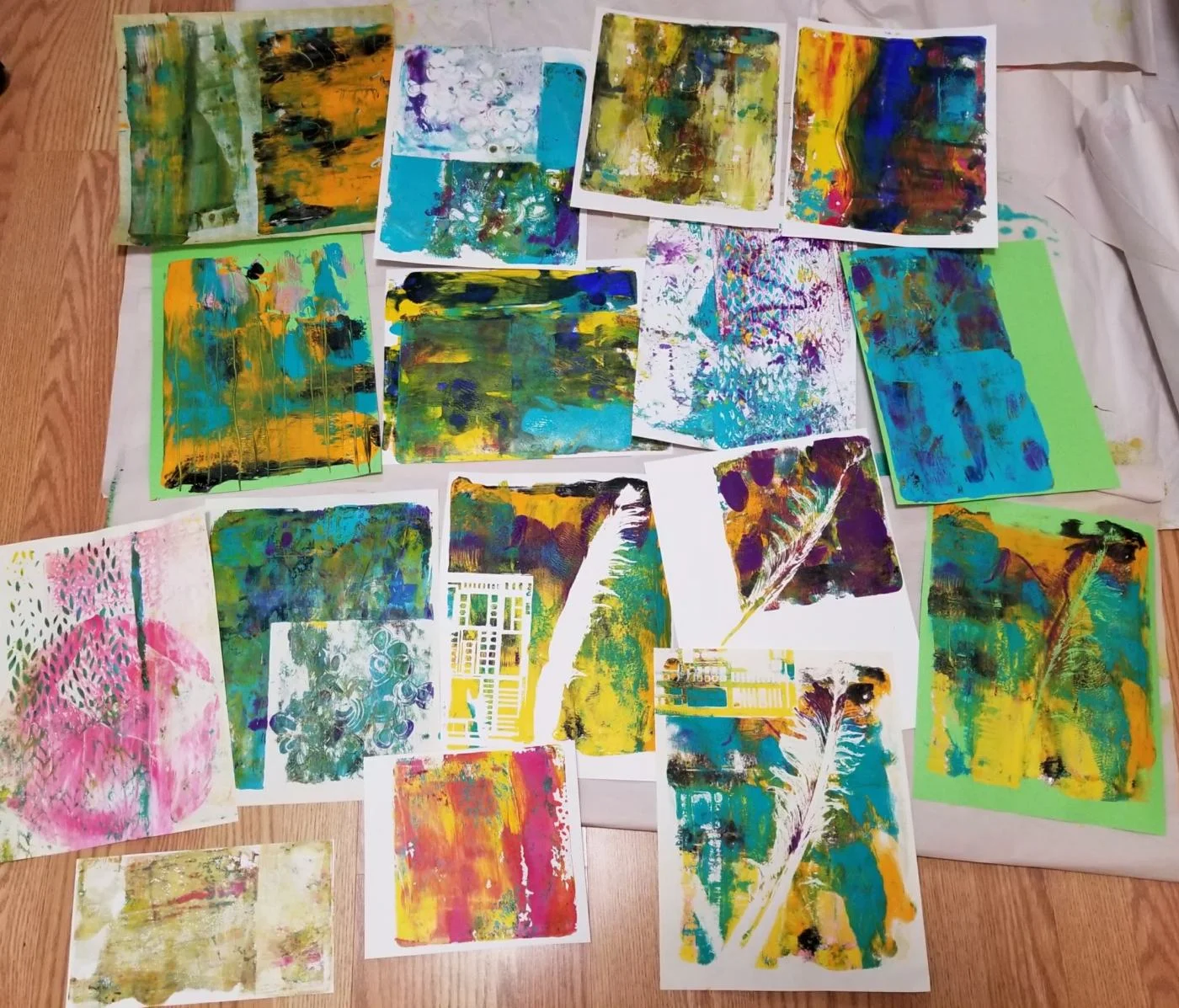 I was happy to create all these prints!