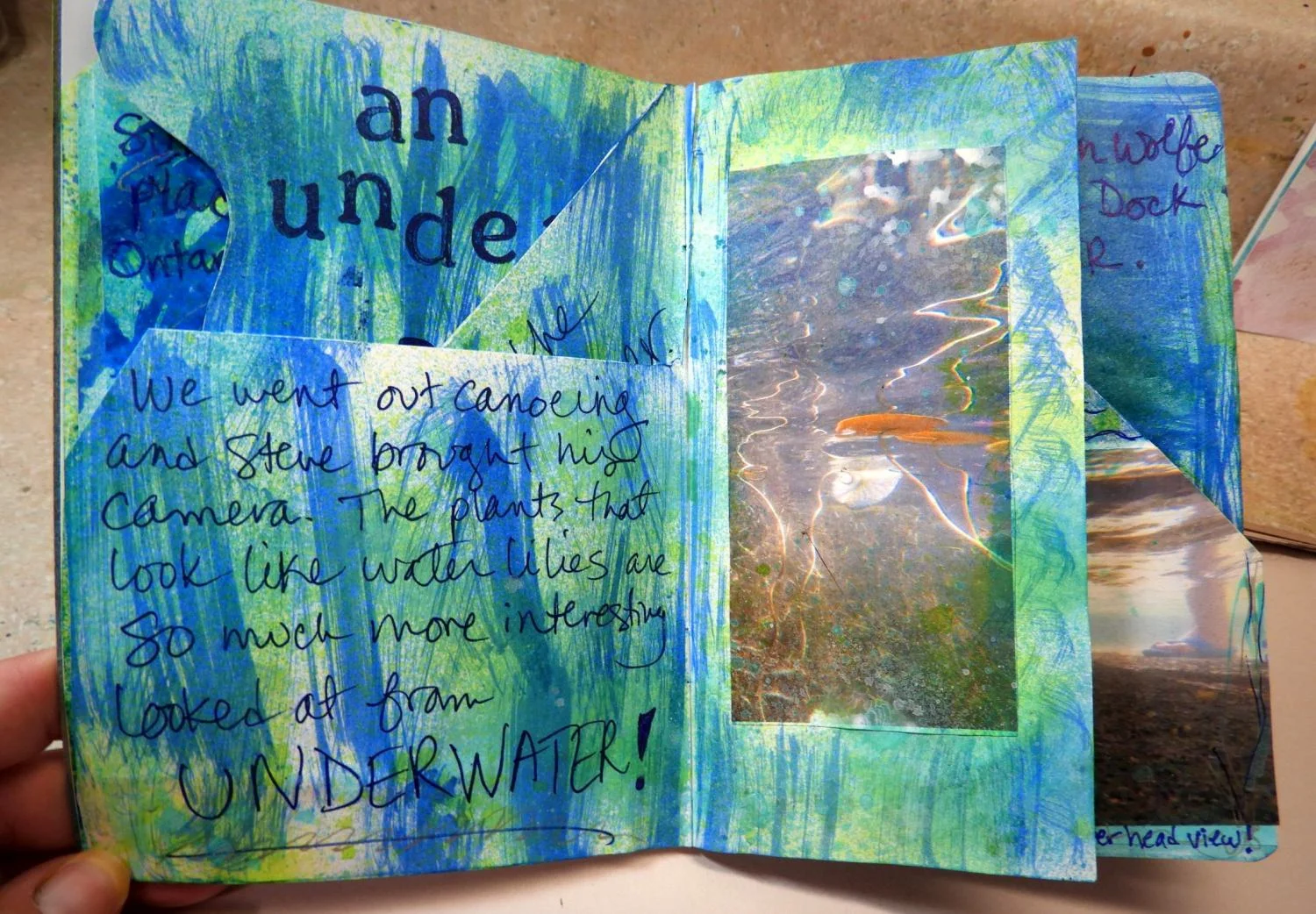 One of the pages from my SBP 2018: Underwater