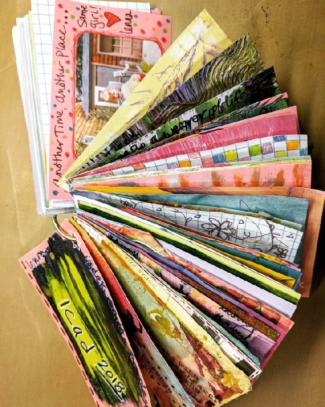 About 1/2-way through my 61 cards - ICAD 2018