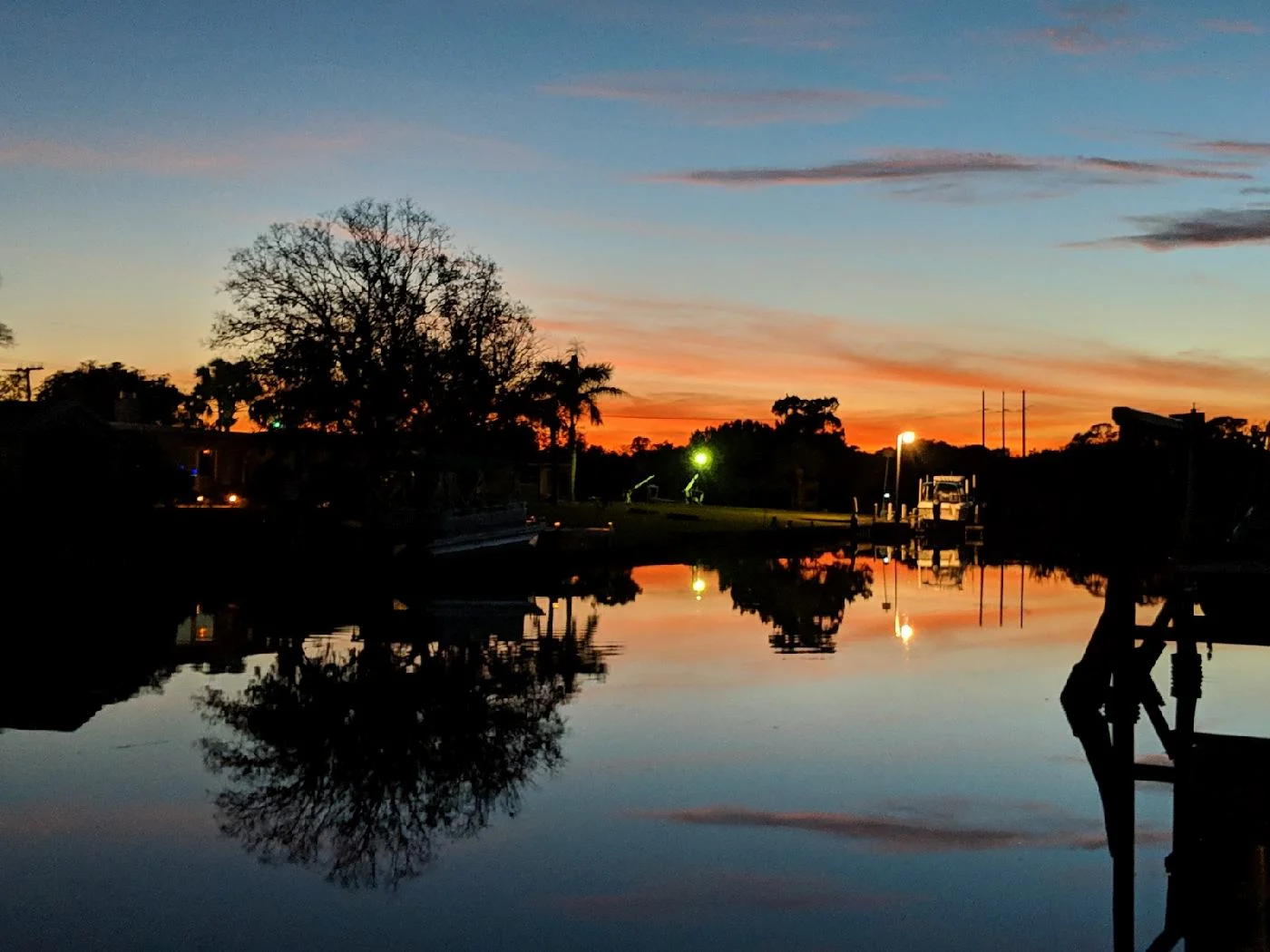 the Braden River . . . . .