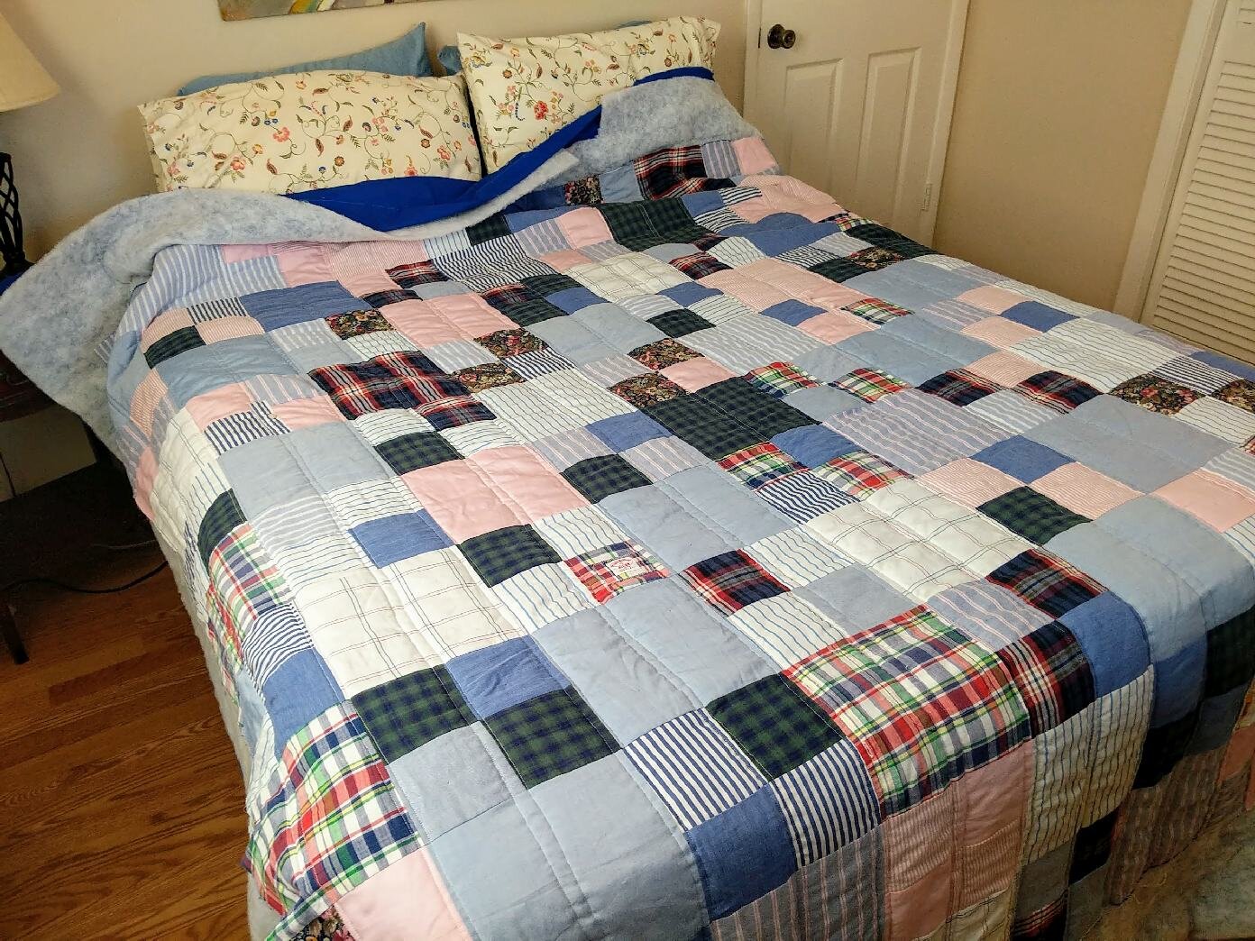 quilted, not trimmed