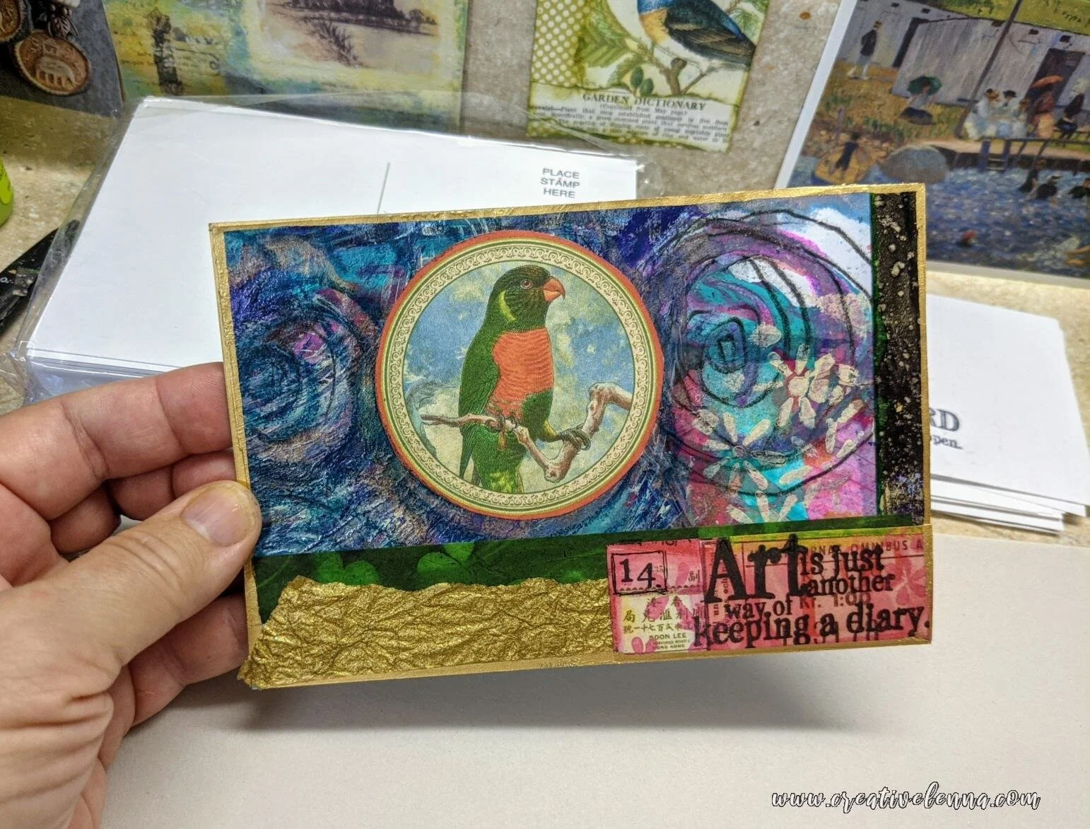 25 ART Postcards — creative lenna
