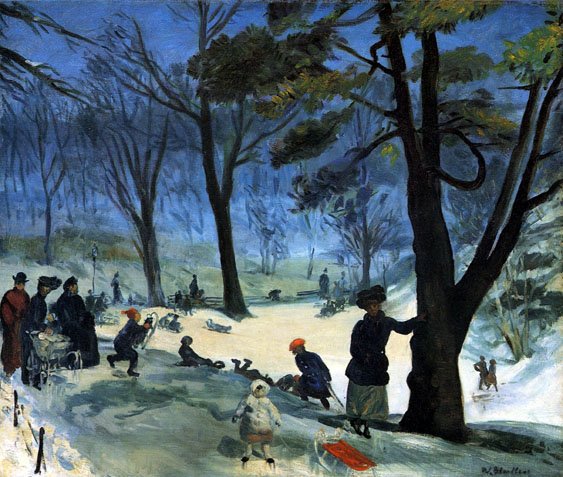 Central Park in Winter, 1905