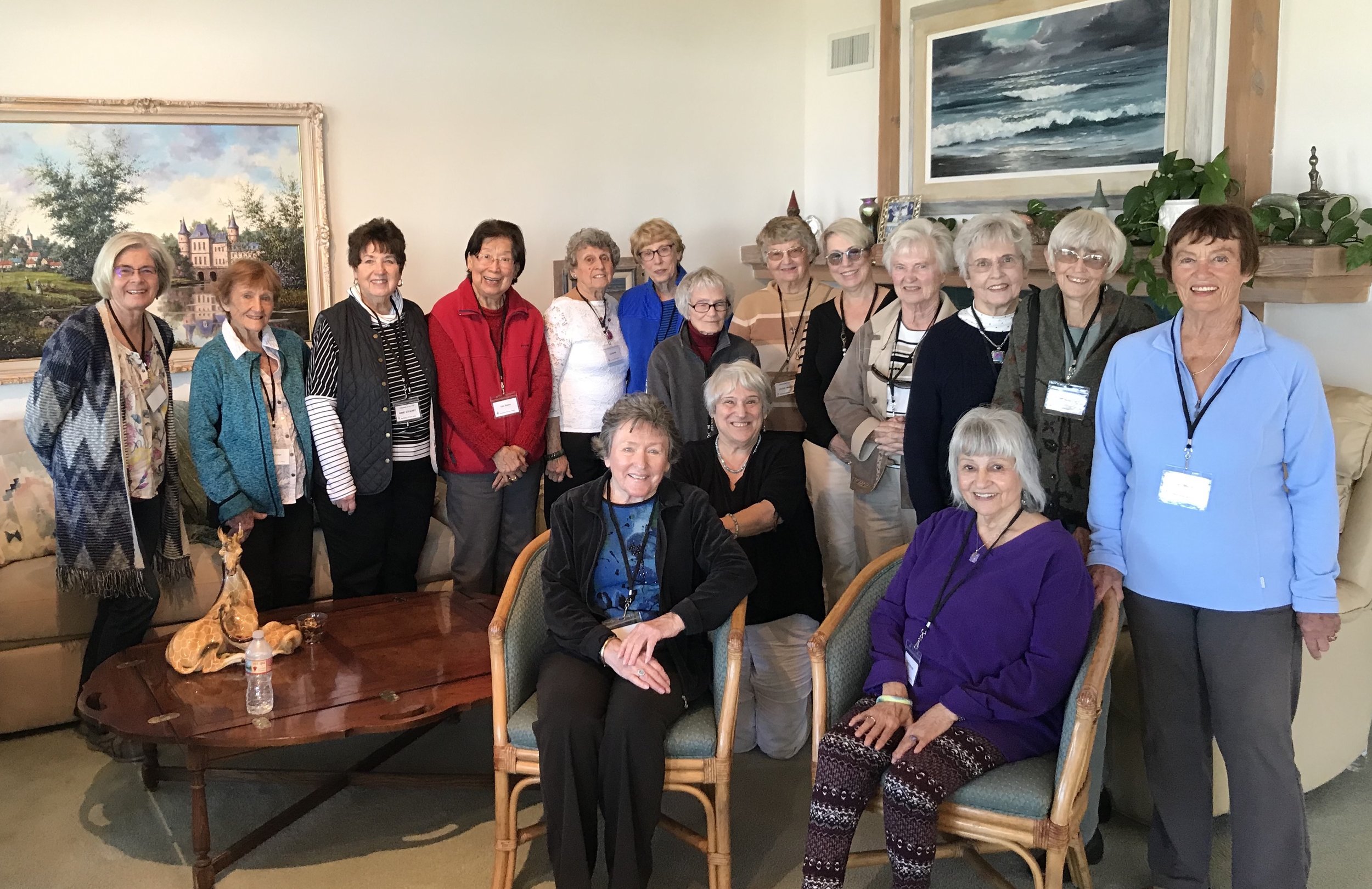 Companions of Our Lady Widows Fellowship enjoying a day of reflection.