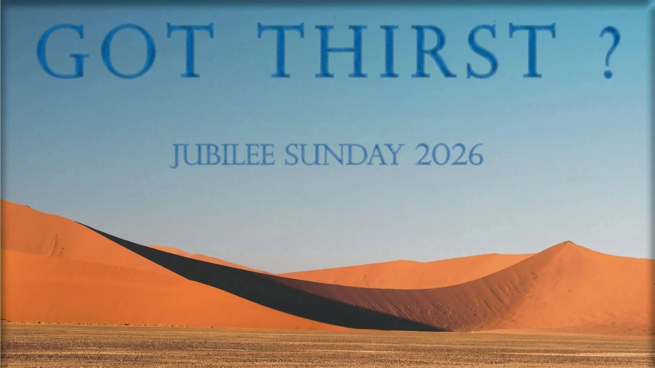 Jubilee Sunday 2026 @ 11:00AM