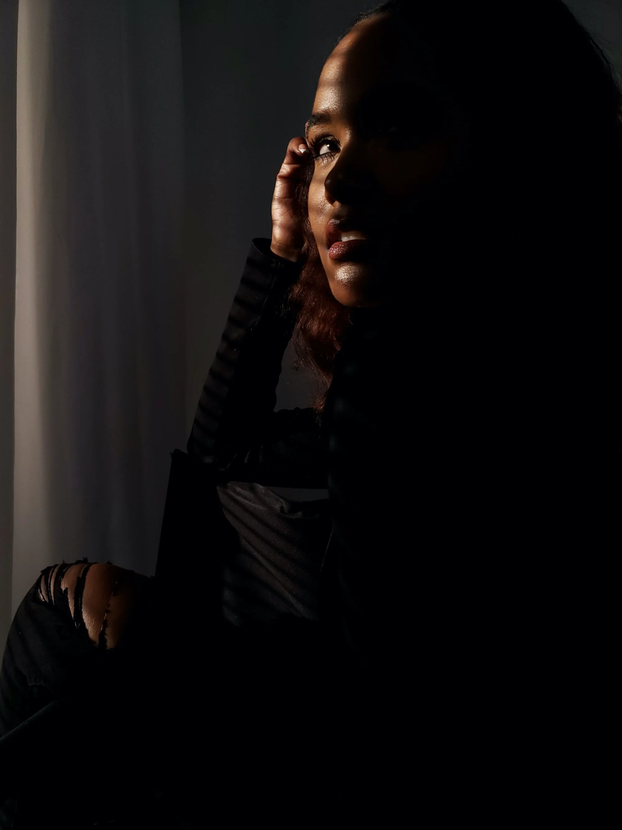 Sunset Model: Ashley Danay Month: 10 Studio: ISO Studios Set Up: Natural light Theme: Black Women Photographers’ meet-up