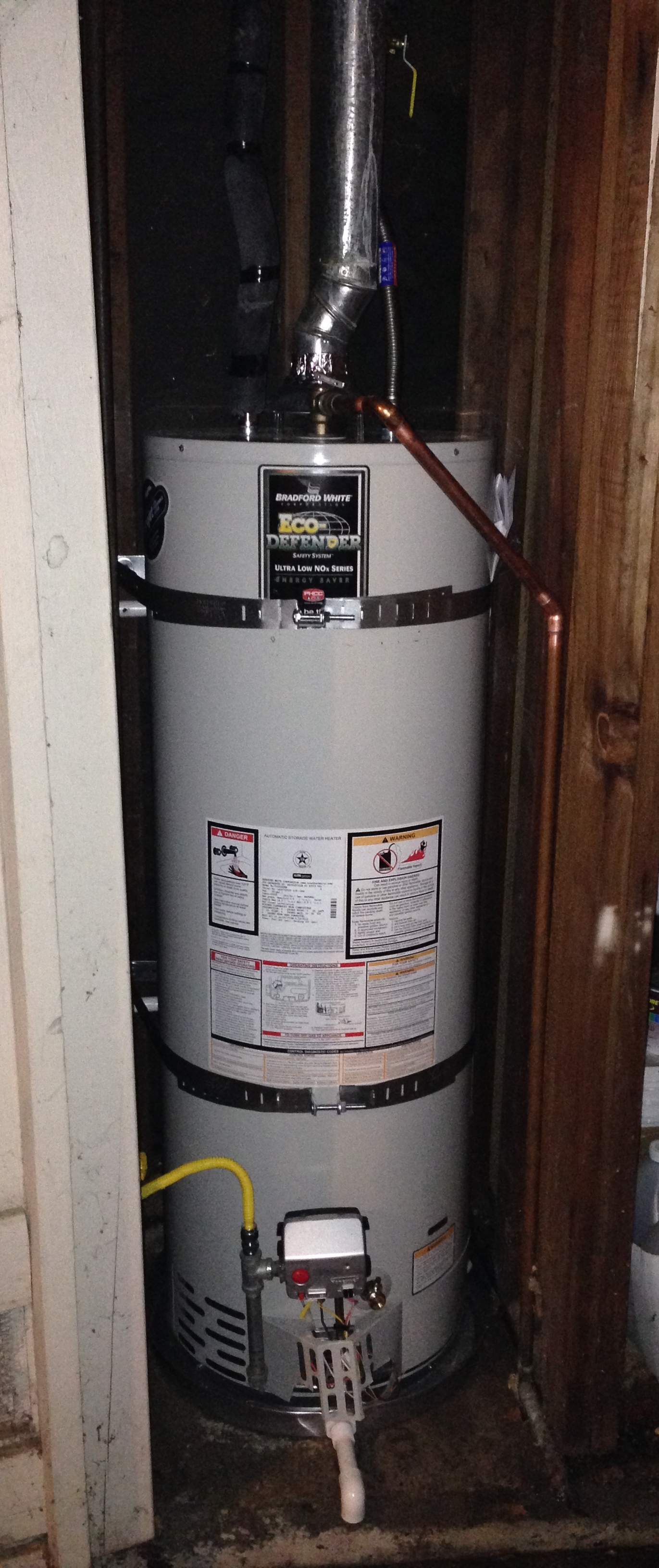 40 Gallon Water Heater Install