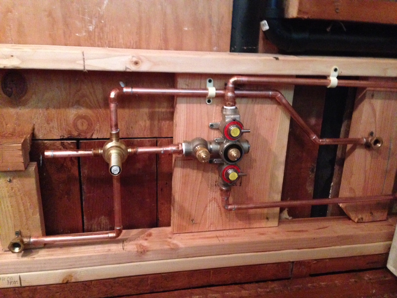 Rohl shower Valve and Diverter Install 