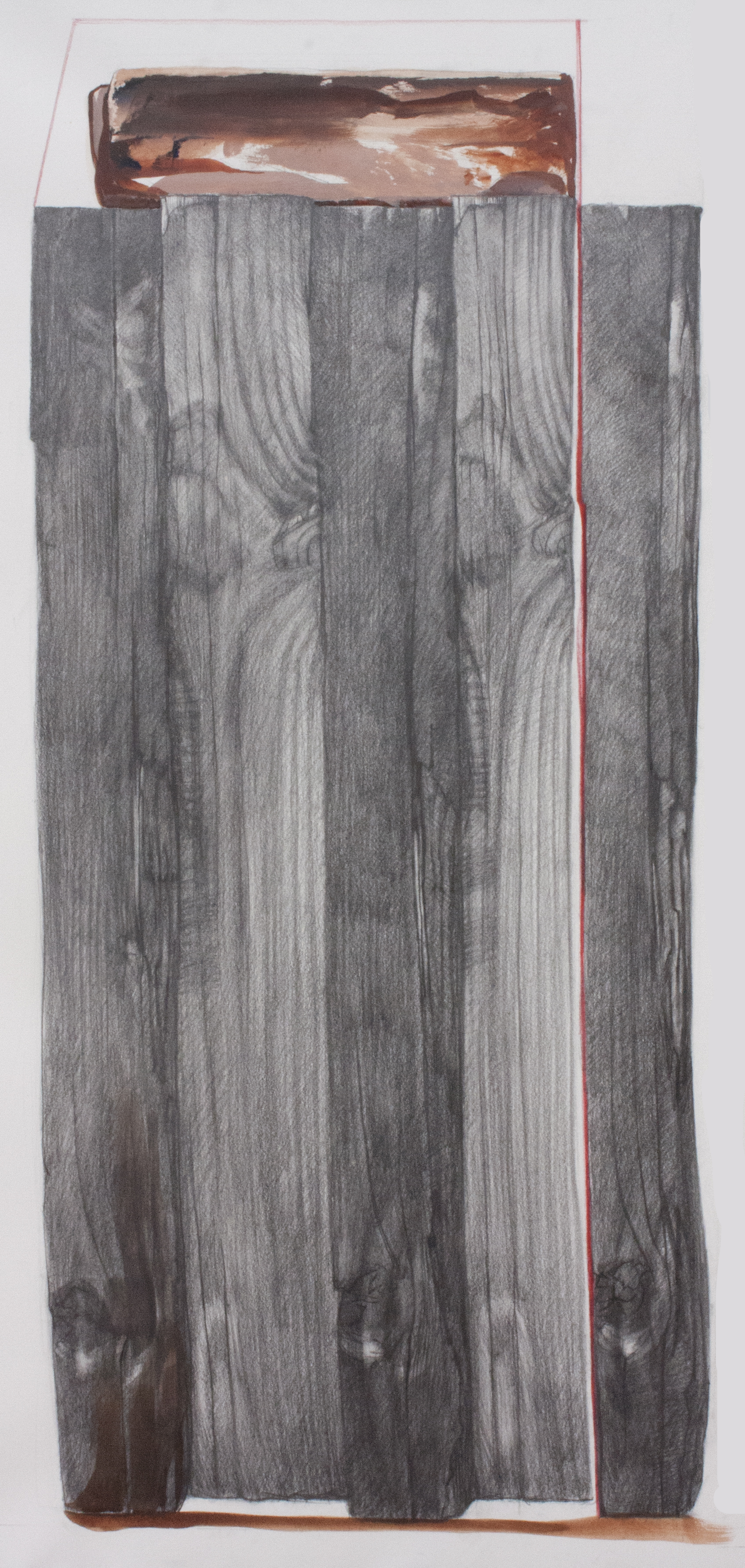 Still Life with Wood and Brick