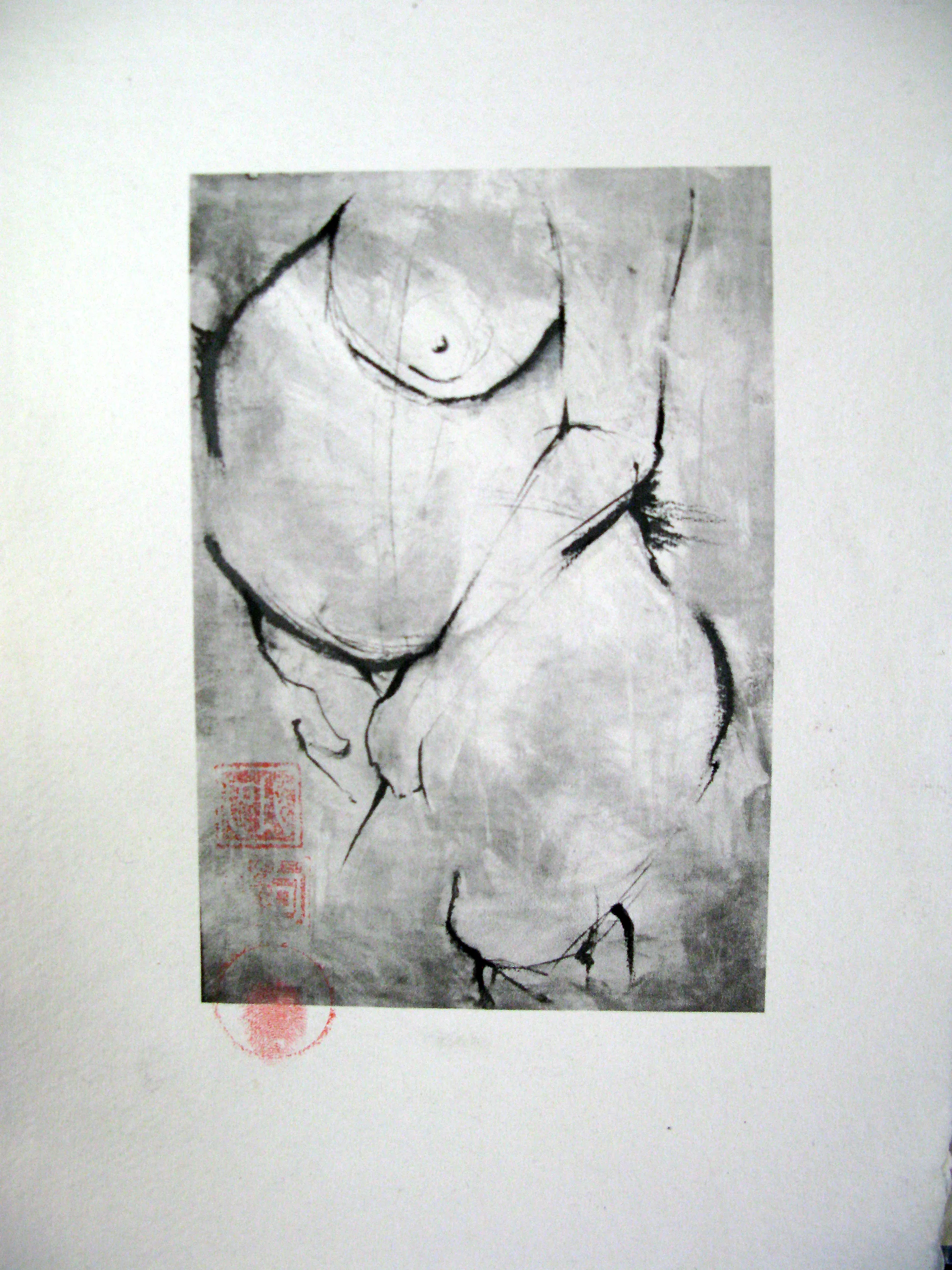 Red Ink Monotype 