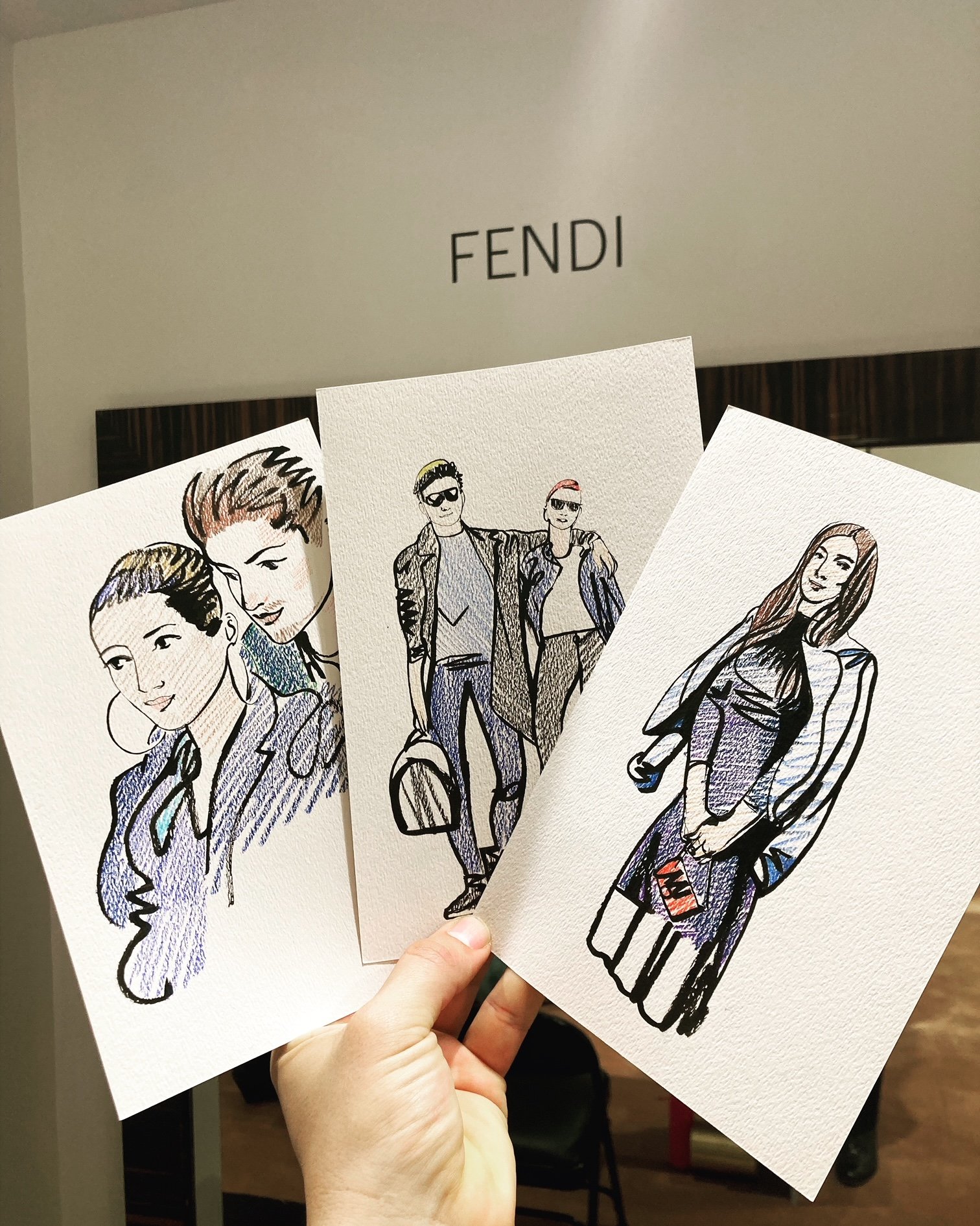Fendi Ink and Colored Pencil Samples.JPG