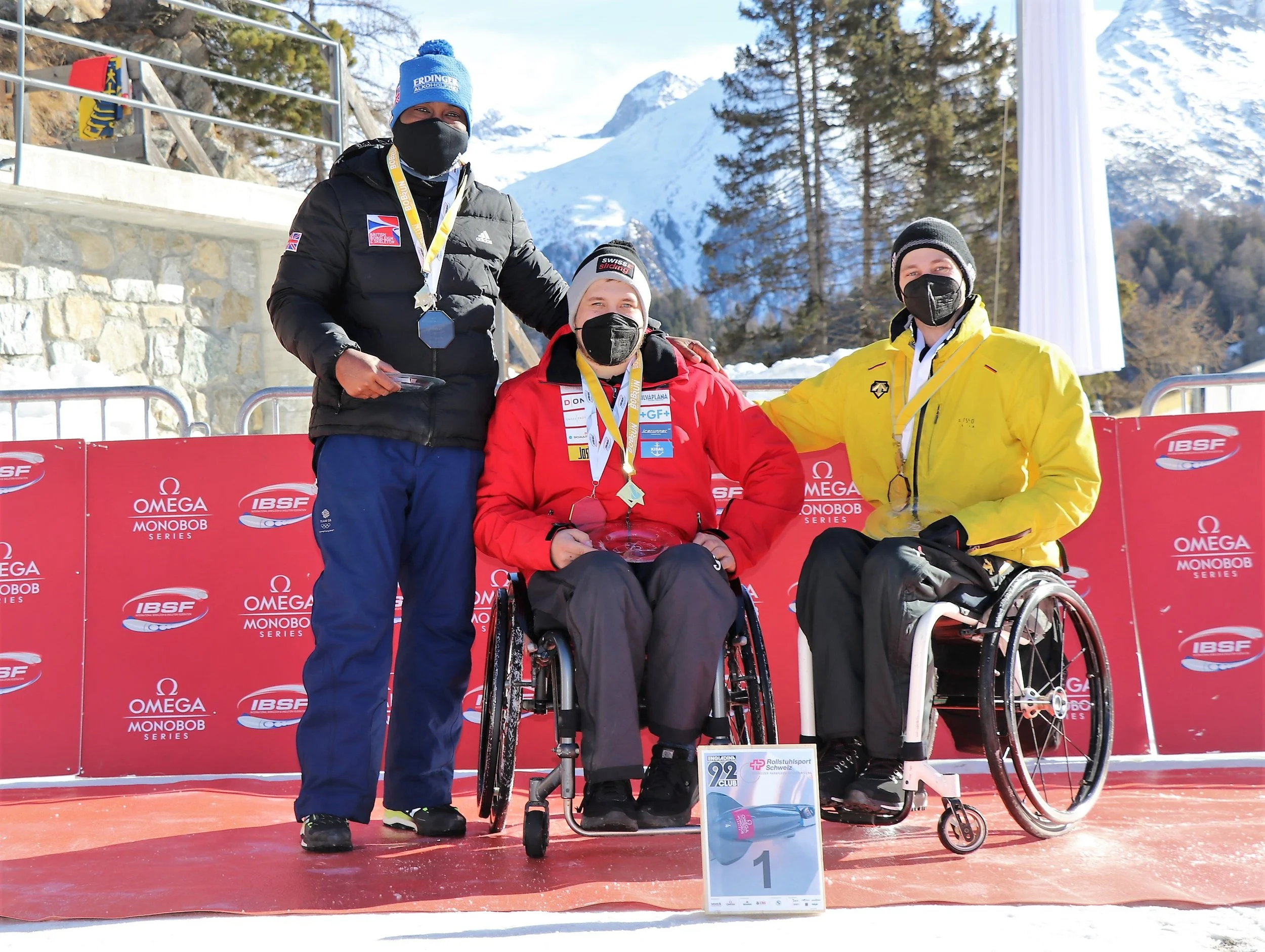 Jonas Frei (Schweiz) gewinnt das letzte IBSF Para Sport Weltcuprennen und die Europameisterschaft