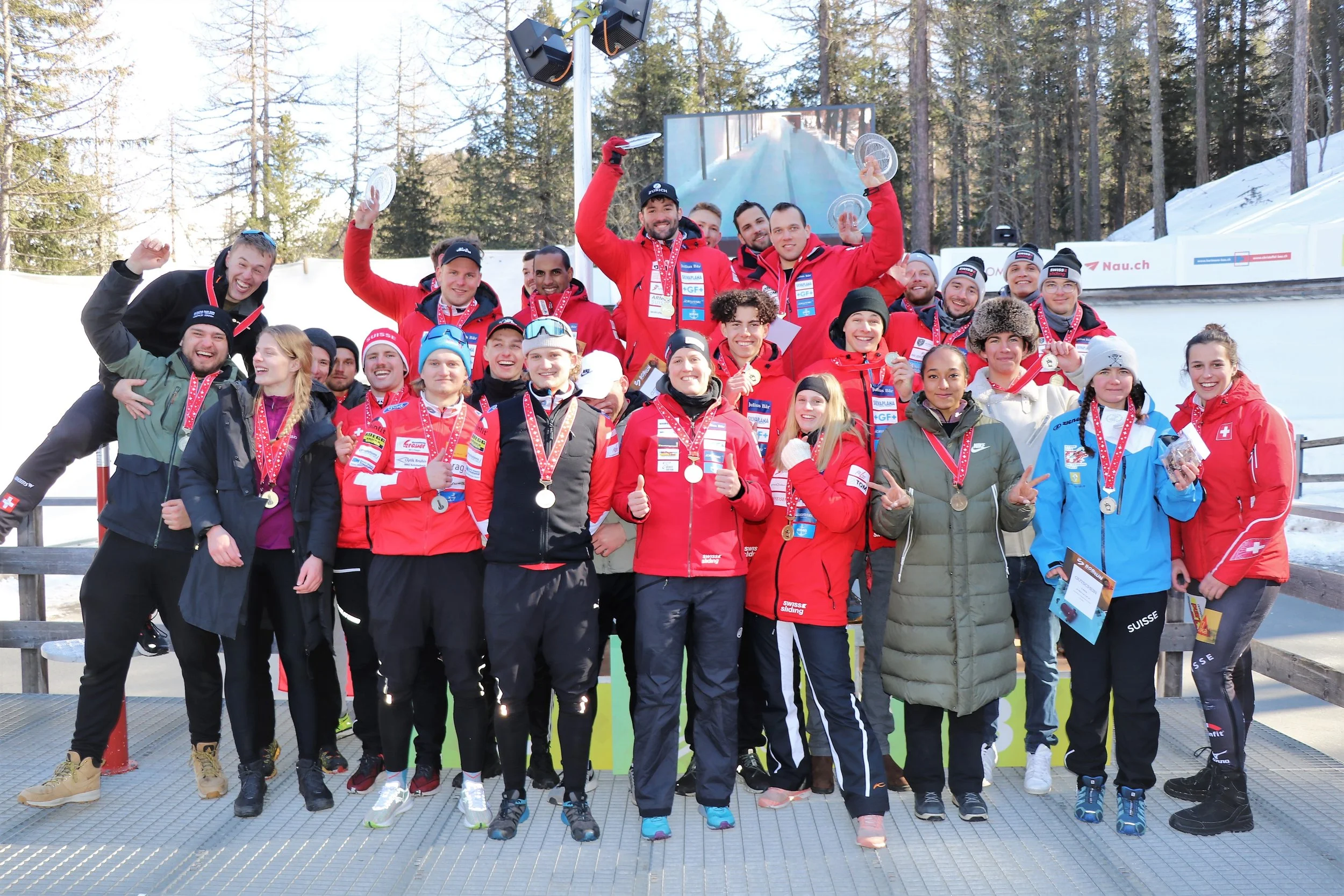 Die Schweizer Meister in den Disziplinen 4er Bob, Monobob und Junioren sind gekürt!