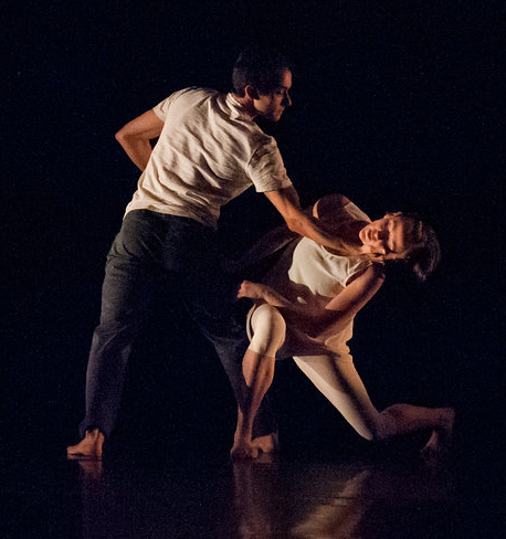 Penny Saunders and Pablo Piantino in Saunders' Berceuse at DanceFAR 2014. photo: Natalia Perez