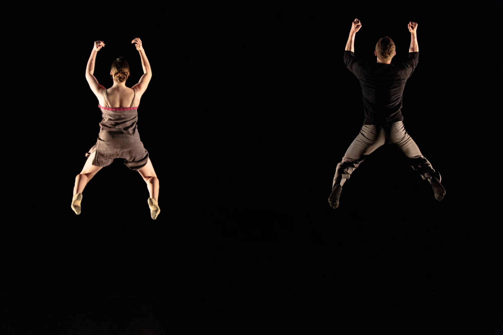 Amber Neumann and Tobin Del Cuore in Alejandro Cerrudo's Lickety Split .