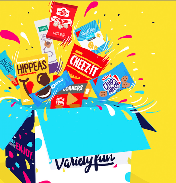 VARIETY FUN:Snack subscriptions, anyway you want it.