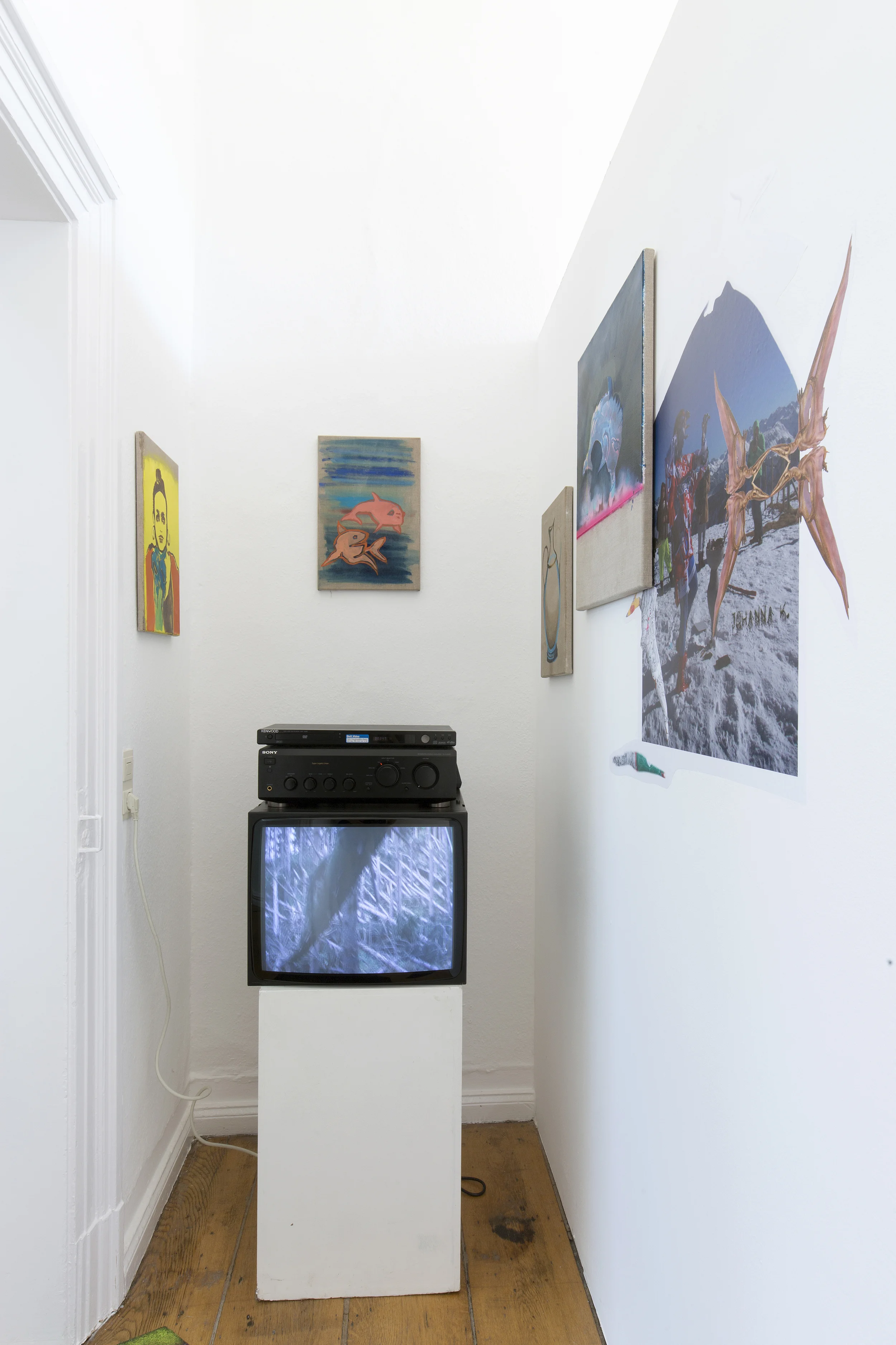 kerstin brätsch with mount trailer - august-macke-preis 2014 kunstverein arnsberg, 2015