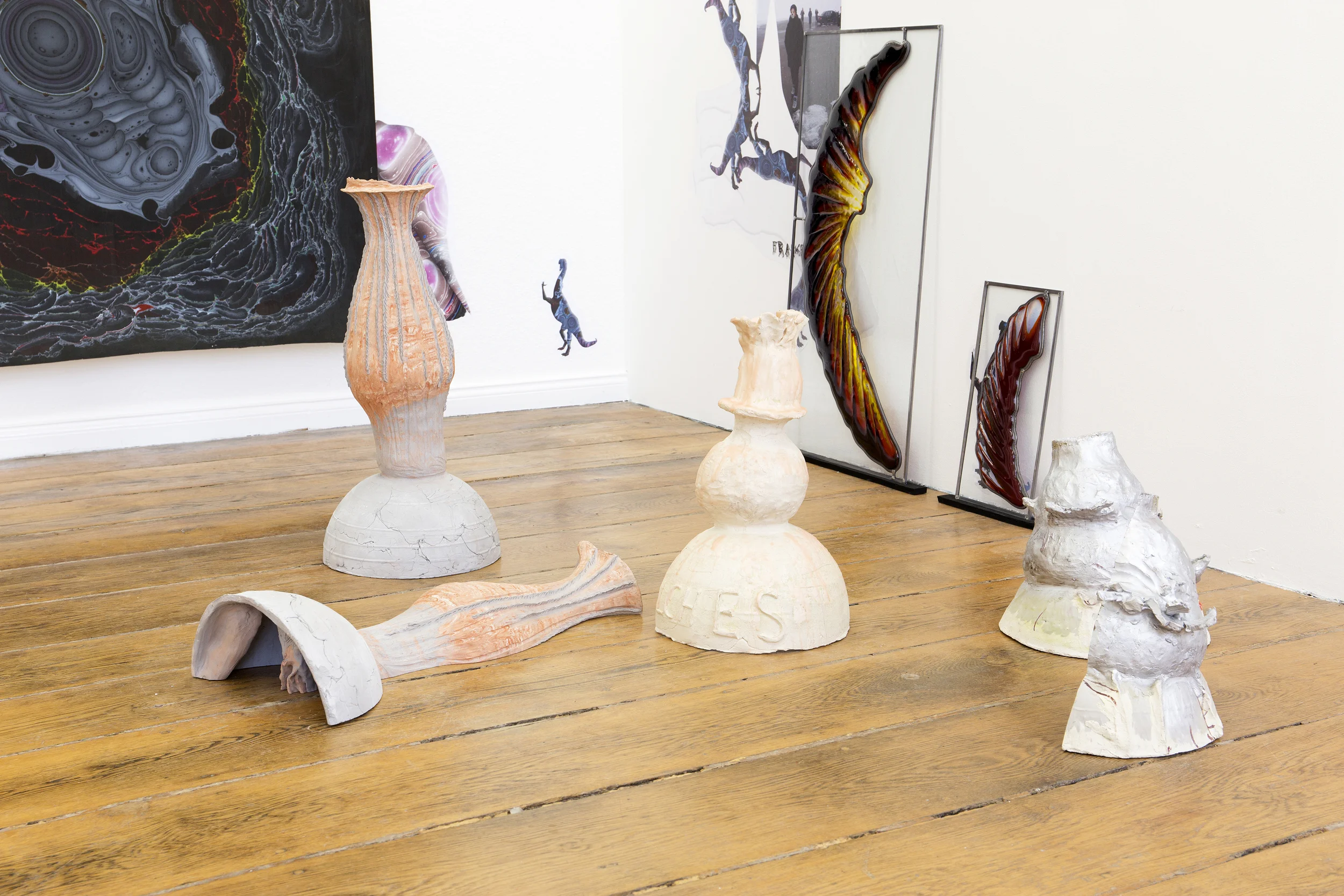 kerstin brätsch with mount trailer - august-macke-preis 2014 kunstverein arnsberg, 2015