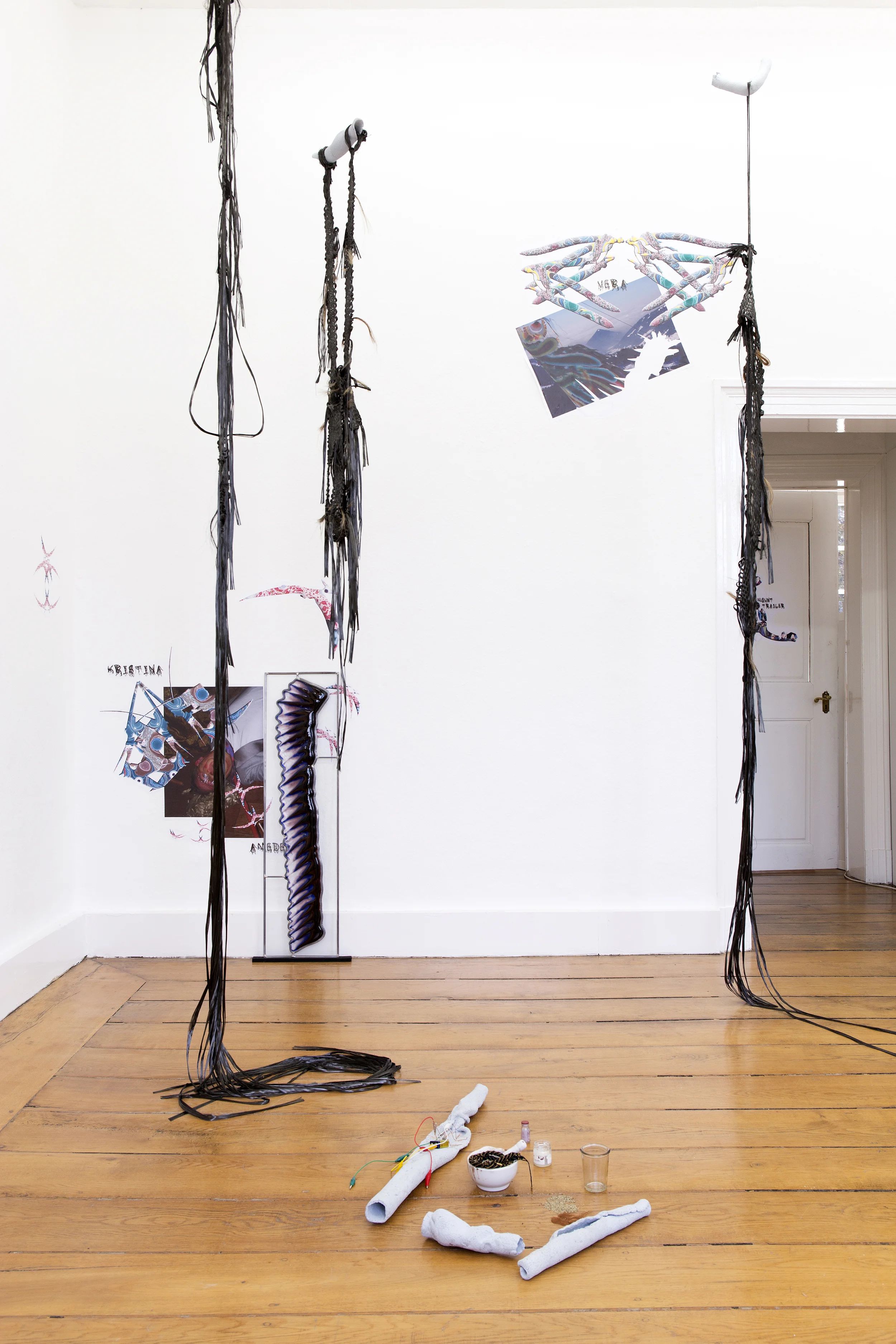kerstin brätsch with mount trailer - august-macke-preis 2014 kunstverein arnsberg, 2015