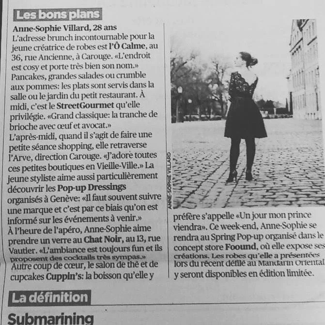 Tribune de Genève - 25 avril 2018