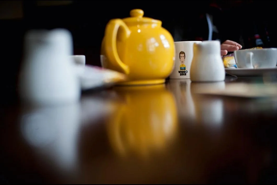 The WIGGO 2012 mug photographed by Geoff Waugh for Rouleur Magazine.