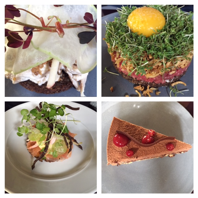 Amazing presentation of traditional Danish open sandwiches.