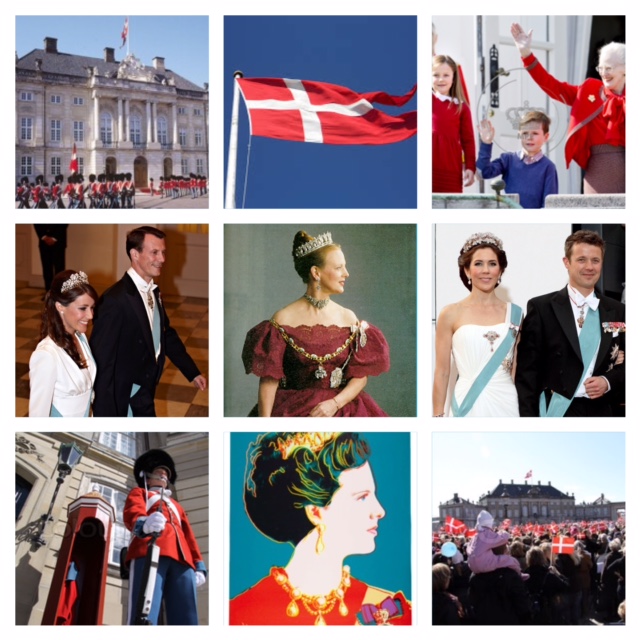 A Grandma with her grandchildren , children and all of Denmark who comes to pay their respect, on her birthday. Even if reality hits us sometimes, Denmark is still one of the best countries to live in, modern, great and save. Long live The Queen. Christina