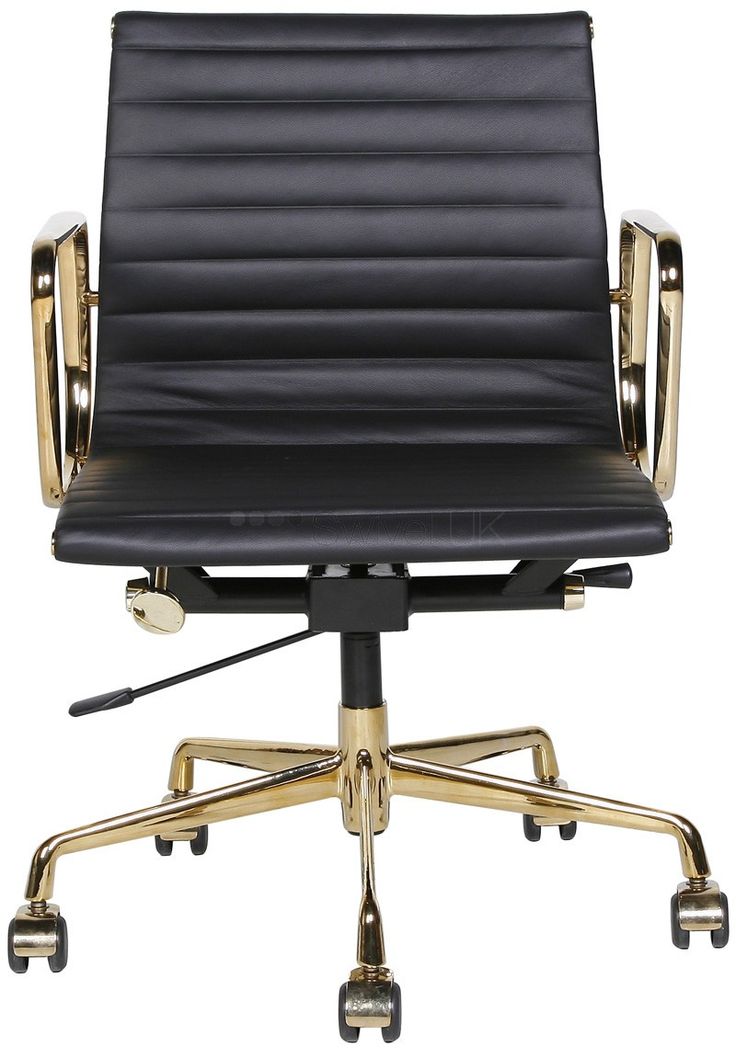 Special edition EAMES chair in black and brass. I want !