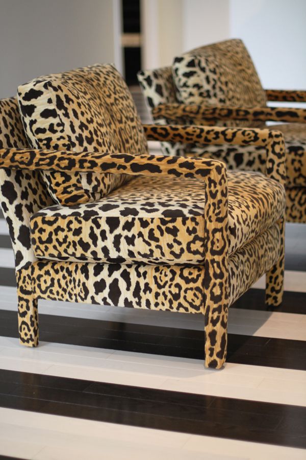 Custom made chairs put in a "simple" environment, watch out and don´t overdo it !