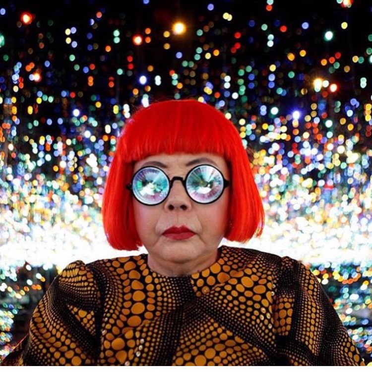 La Signora herself YAYOI KUSAMA, slightly eccentric you might say, but in a great way.
