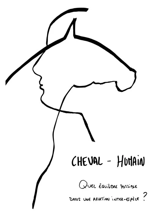 “Cheval/humain” Doriane Kubis 2018