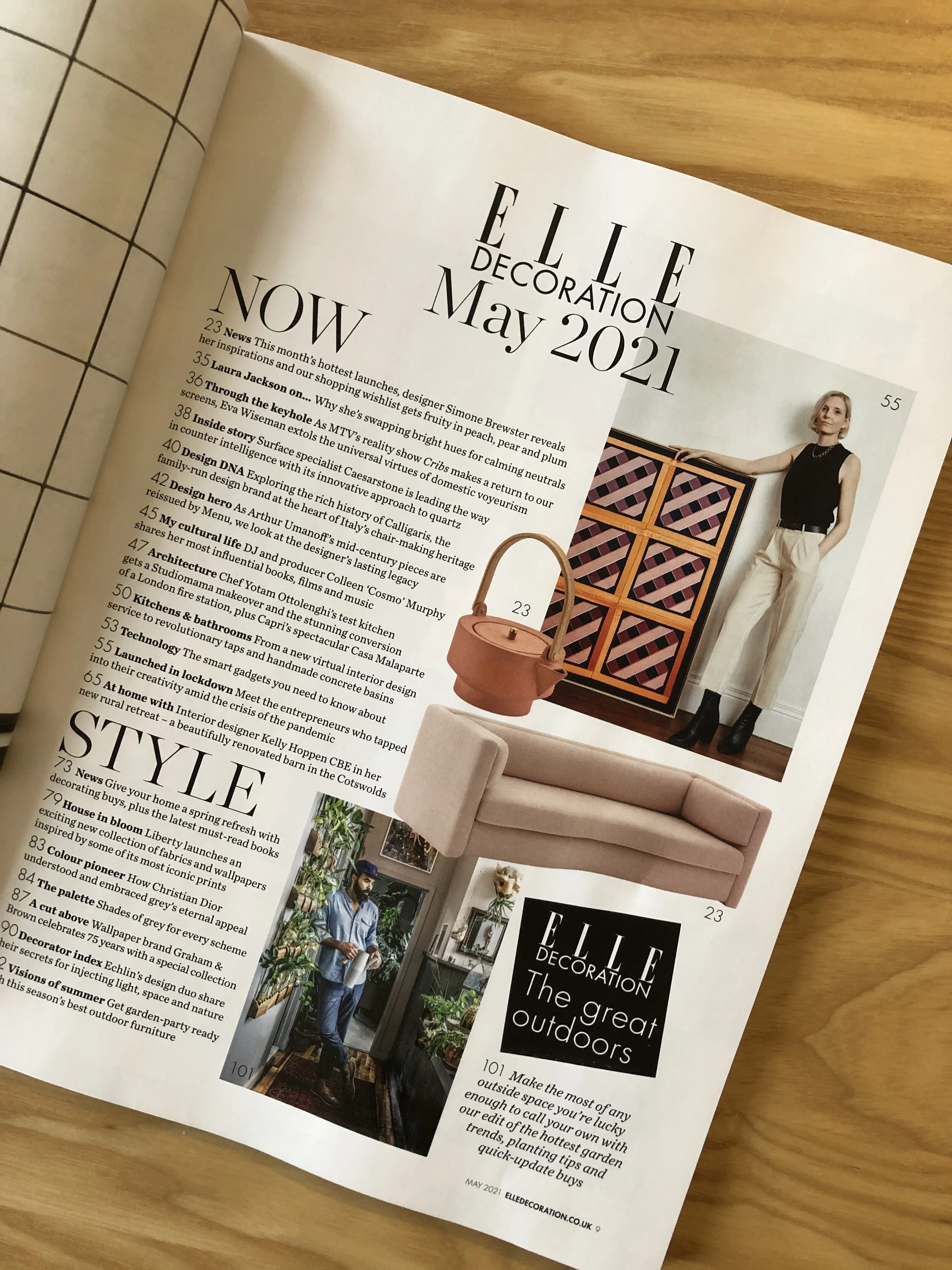 AS SEEN: Elle Decoration May 2021