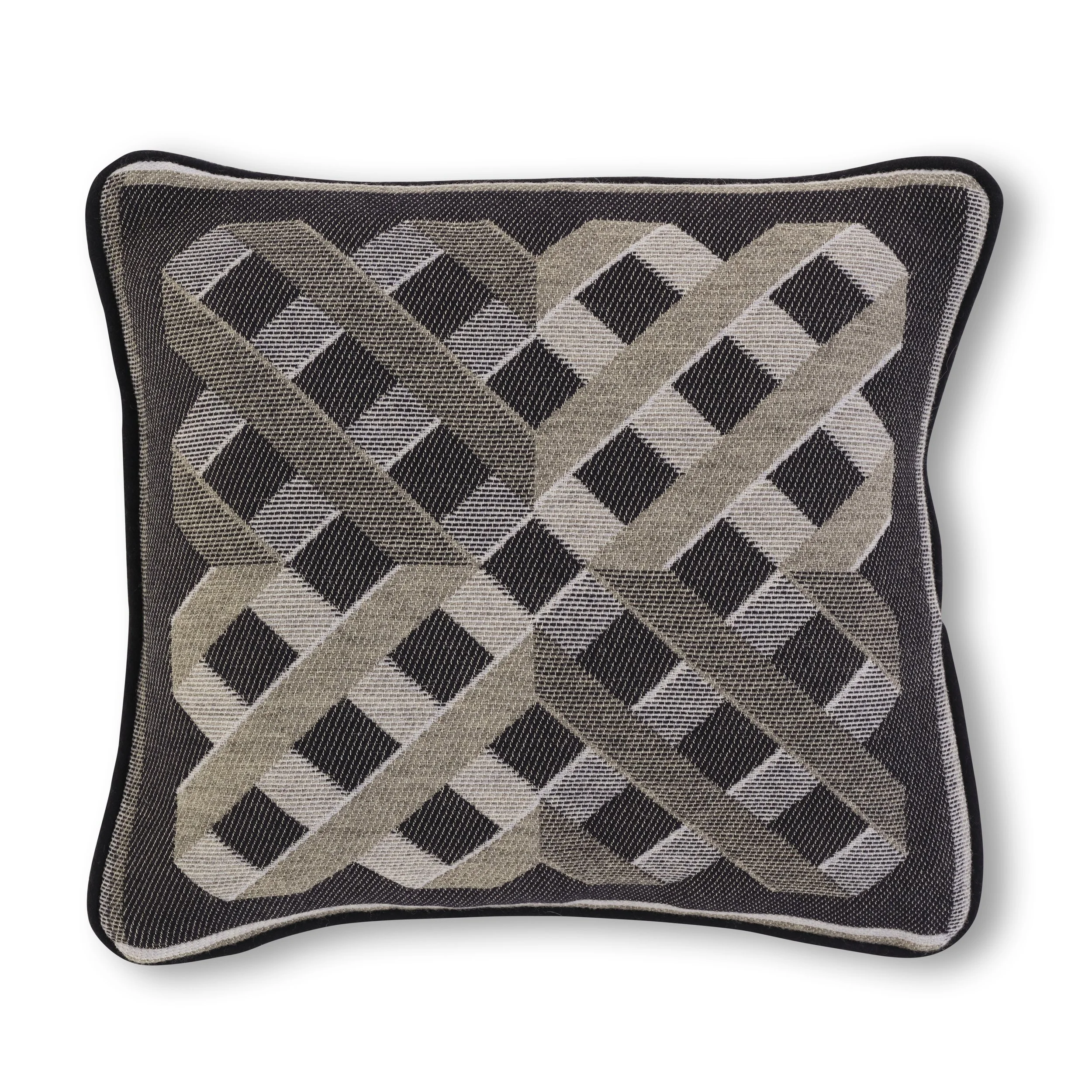 Pale Lavender  Woven Merino Square Cushion
